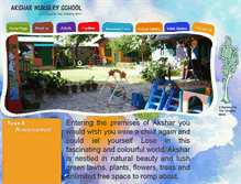 Tablet Screenshot of aksharkid.com